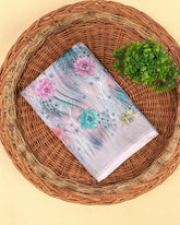 SC3947 - Linen Digital Print With Embroidery All Over Body